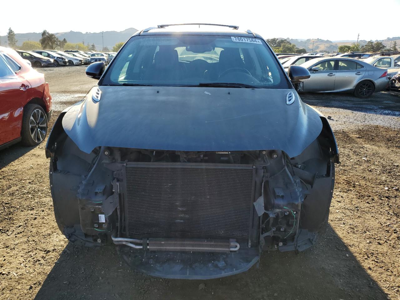 2014 Buick Enclave VIN 5GAKRBKD2EJ285328 Copart auction photo, front end damage thumbnail 5