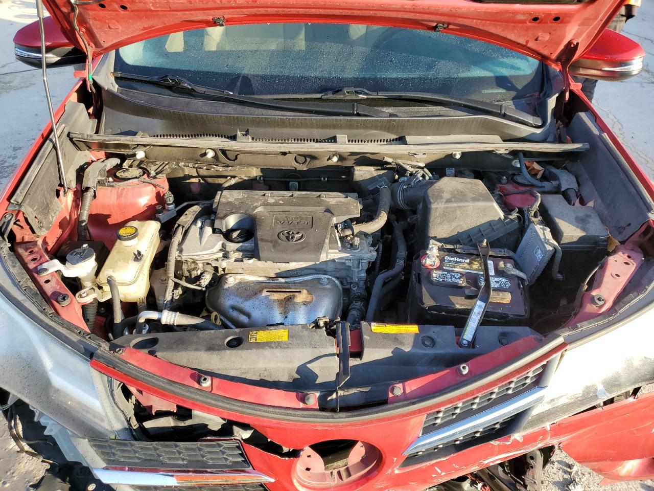 2015 Toyota RAV 4 VIN 2T3DFREV4FW262889 Copart auction photo, front end damage thumbnail 12