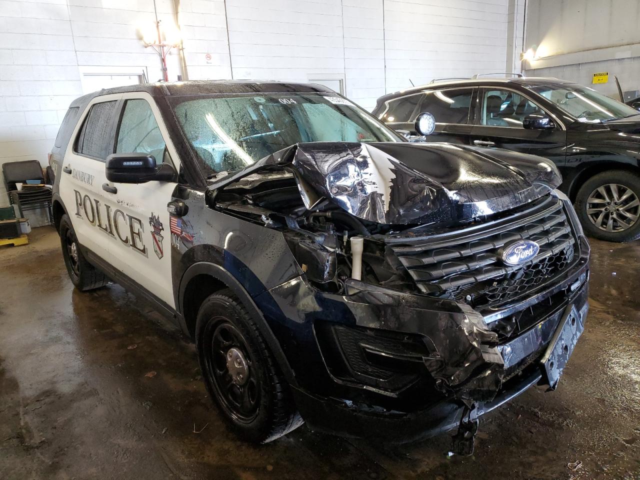 2017 Ford Explorer VIN 1FM5K8AR5HGD93875 Copart auction photo, front end damage thumbnail 4