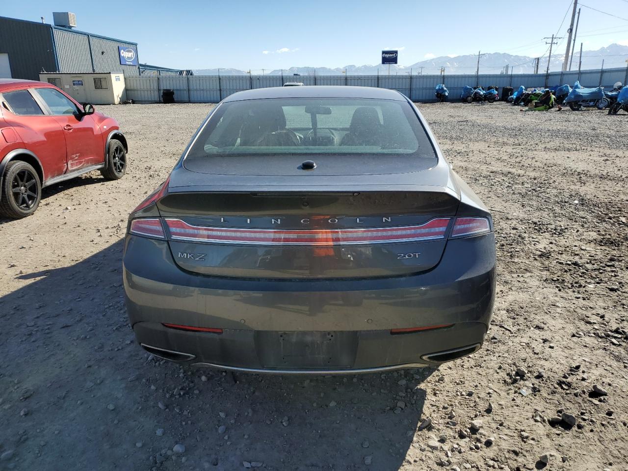 2017 Lincoln MKZ VIN 3LN6L5E91HR611992 Copart auction photo, front end / side damage thumbnail 6