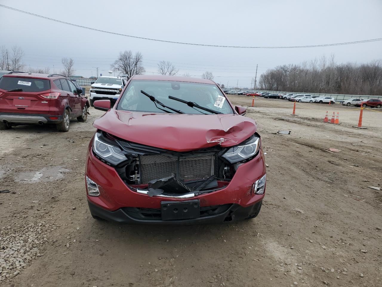 2021 Chevrolet Equinox VIN 3GNAXUEV9ML324544 Copart auction photo, front end / side damage thumbnail 5