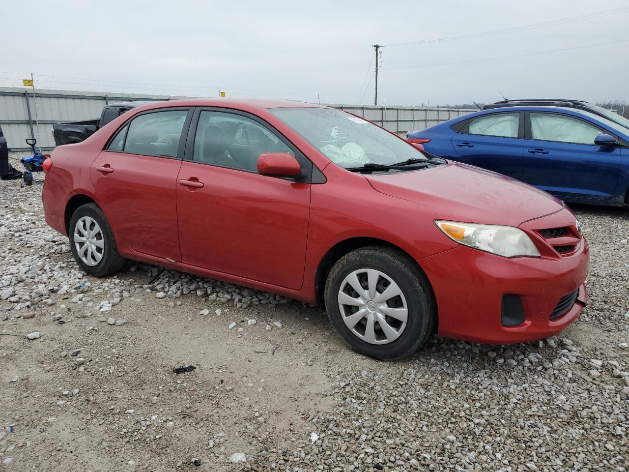 2011 Toyota Corolla VIN 2T1BU4EE3BC649728 Copart auction photo, side / rear end damage thumbnail 4