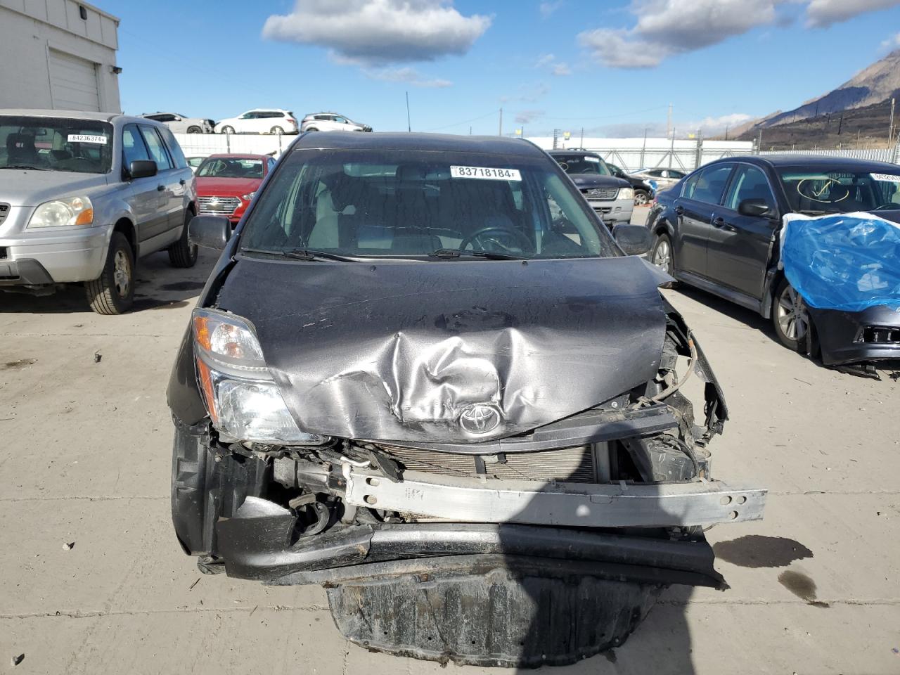 2007 Toyota Prius VIN JTDKB20U373212756 Copart auction photo, all over damage thumbnail 5