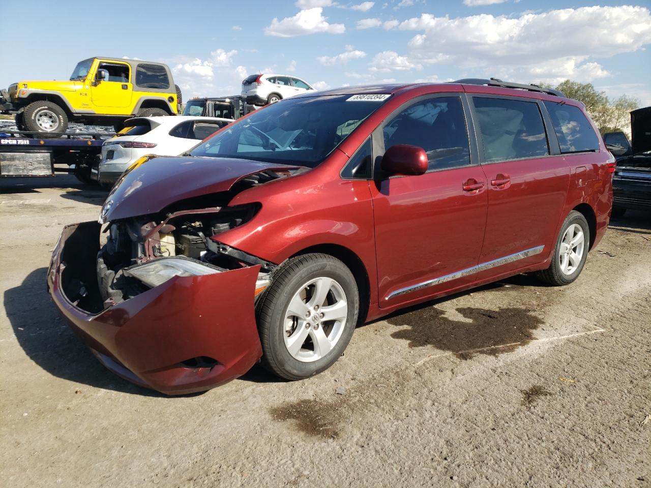 2016 Toyota Sienna VIN 5TDKK3DC8GS745966