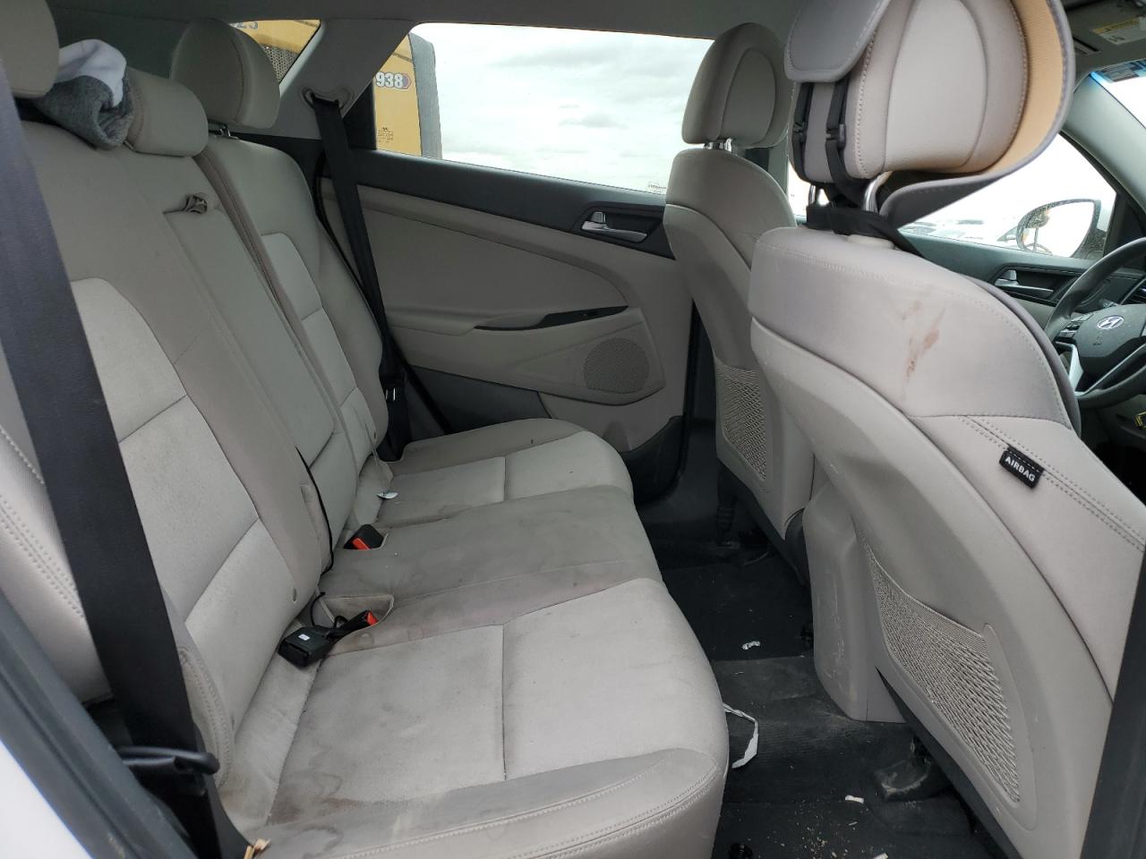 2016 Hyundai Tucson VIN KM8J3CA45GU197731 Copart auction photo, side / front end damage thumbnail 11