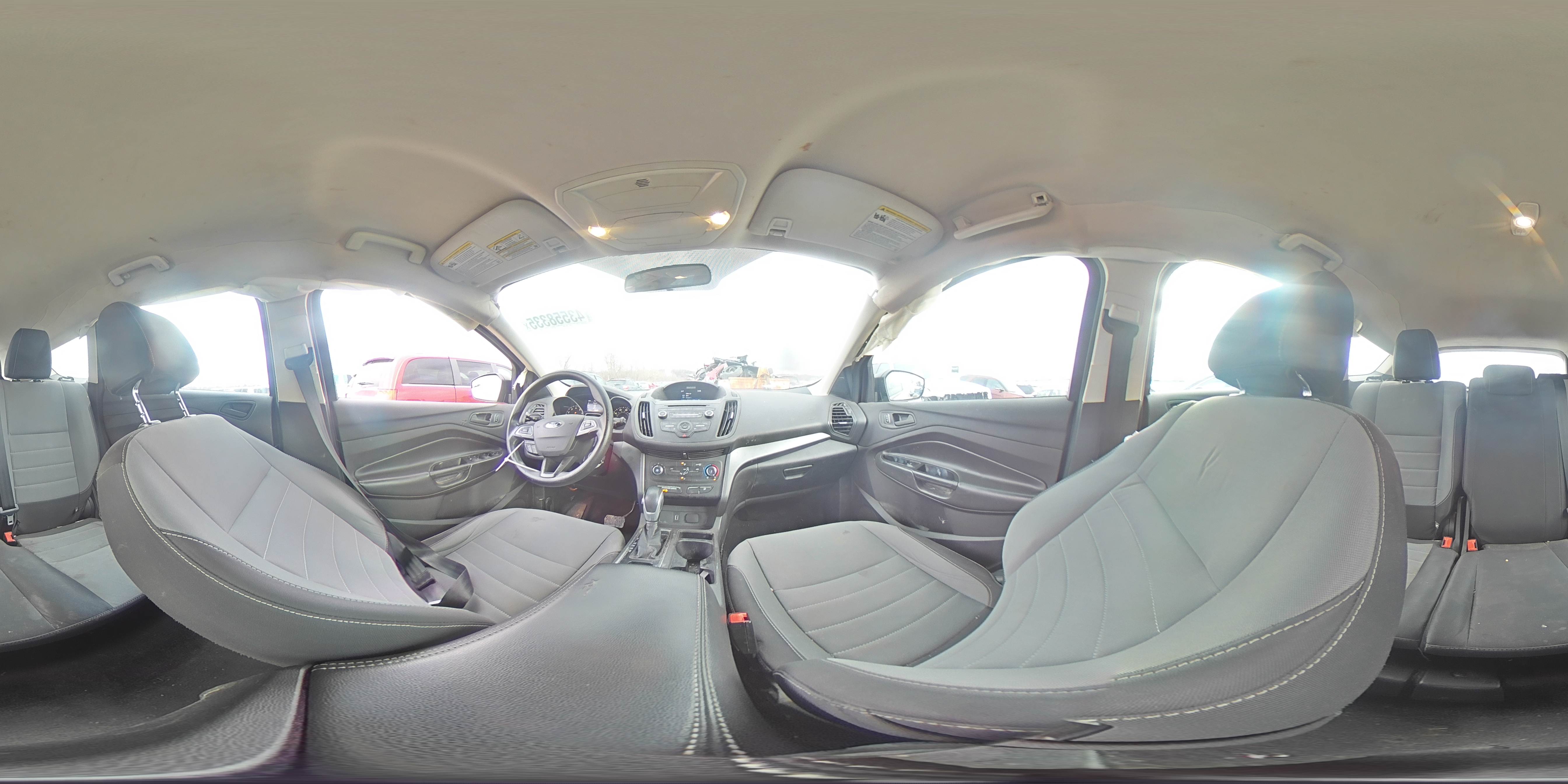 2017 Ford Escape VIN 1FMCU0F75HUE95317 Copart auction photo, minor dent/scratches damage thumbnail 13