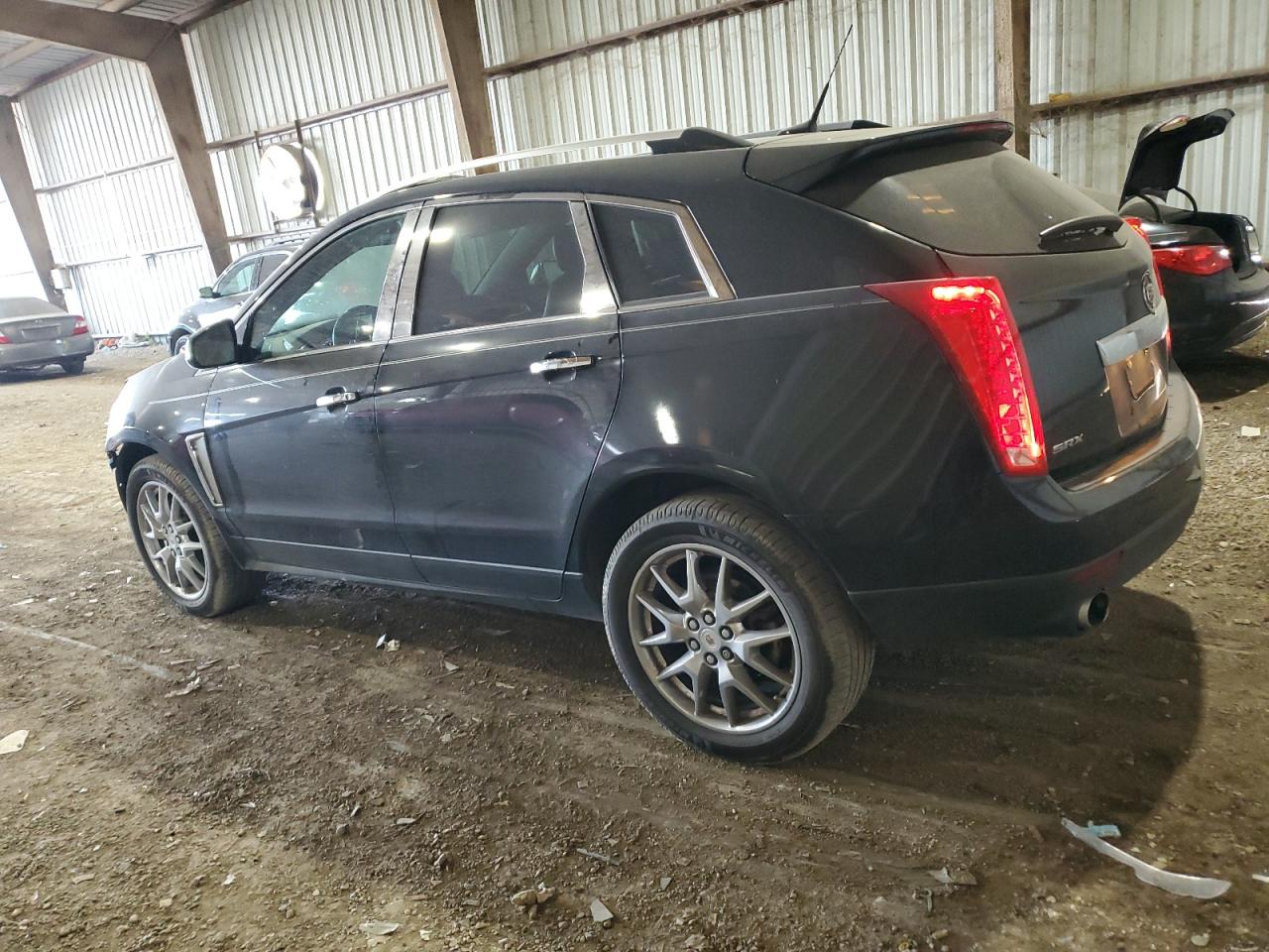 2014 Cadillac SRX VIN 3GYFNDE32ES535217 Copart auction photo, front end / minor dent/scratches damage thumbnail 2