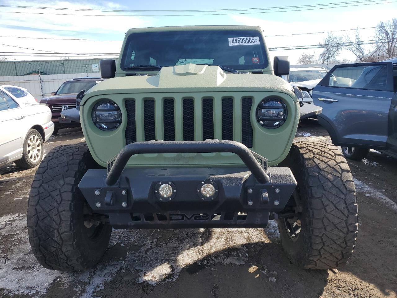 2018 Jeep Wrangler VIN 1C4HJXDN5JW243560 Copart auction photo, front end damage thumbnail 5