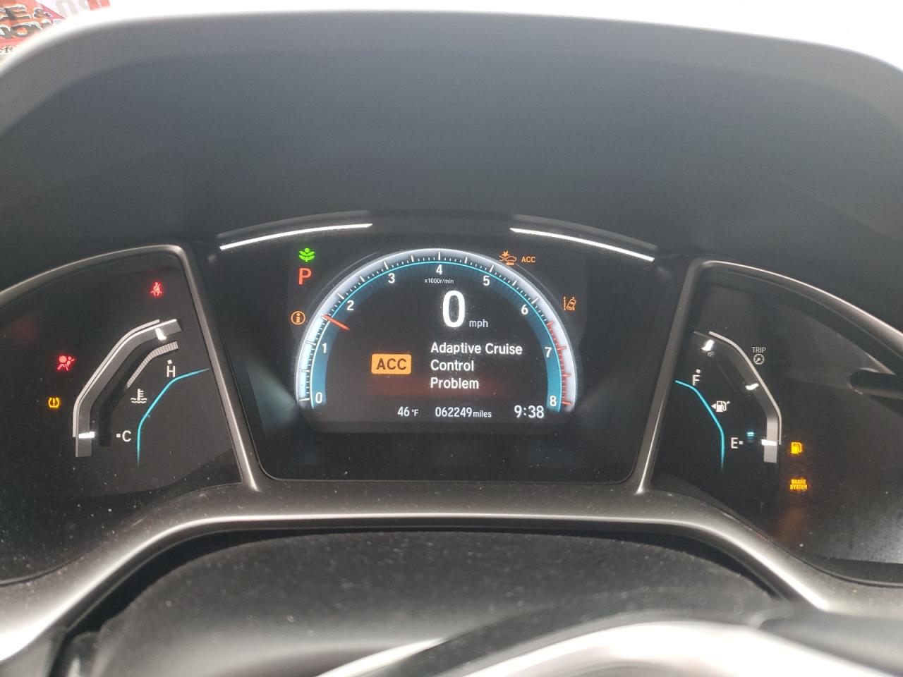 2019 Honda Civic VIN JHMFC1F71KX009035 Copart auction photo, front end damage thumbnail 9