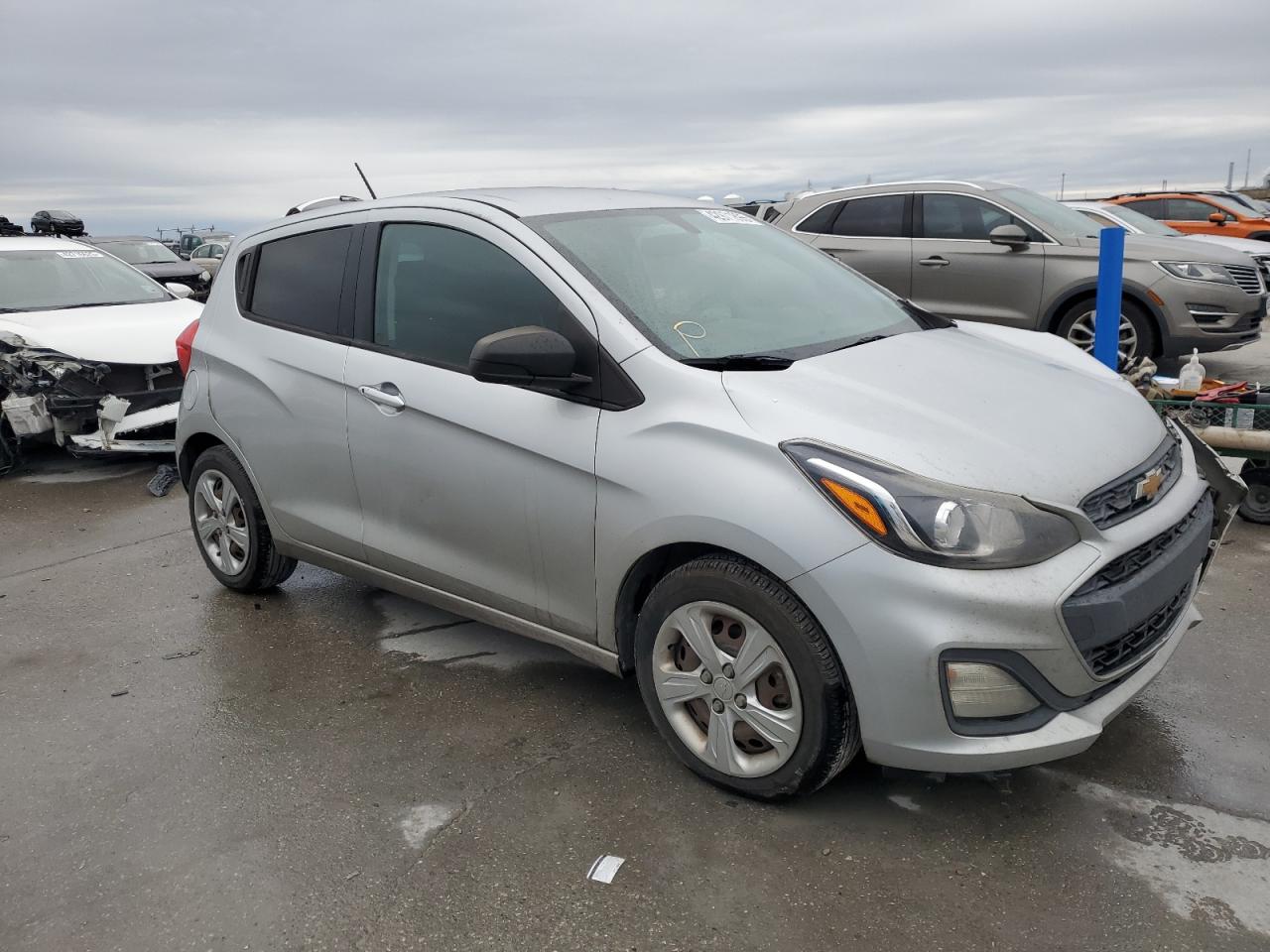 2020 Chevrolet Spark VIN KL8CB6SA7LC422648 Copart auction photo, all over / front end damage thumbnail 4