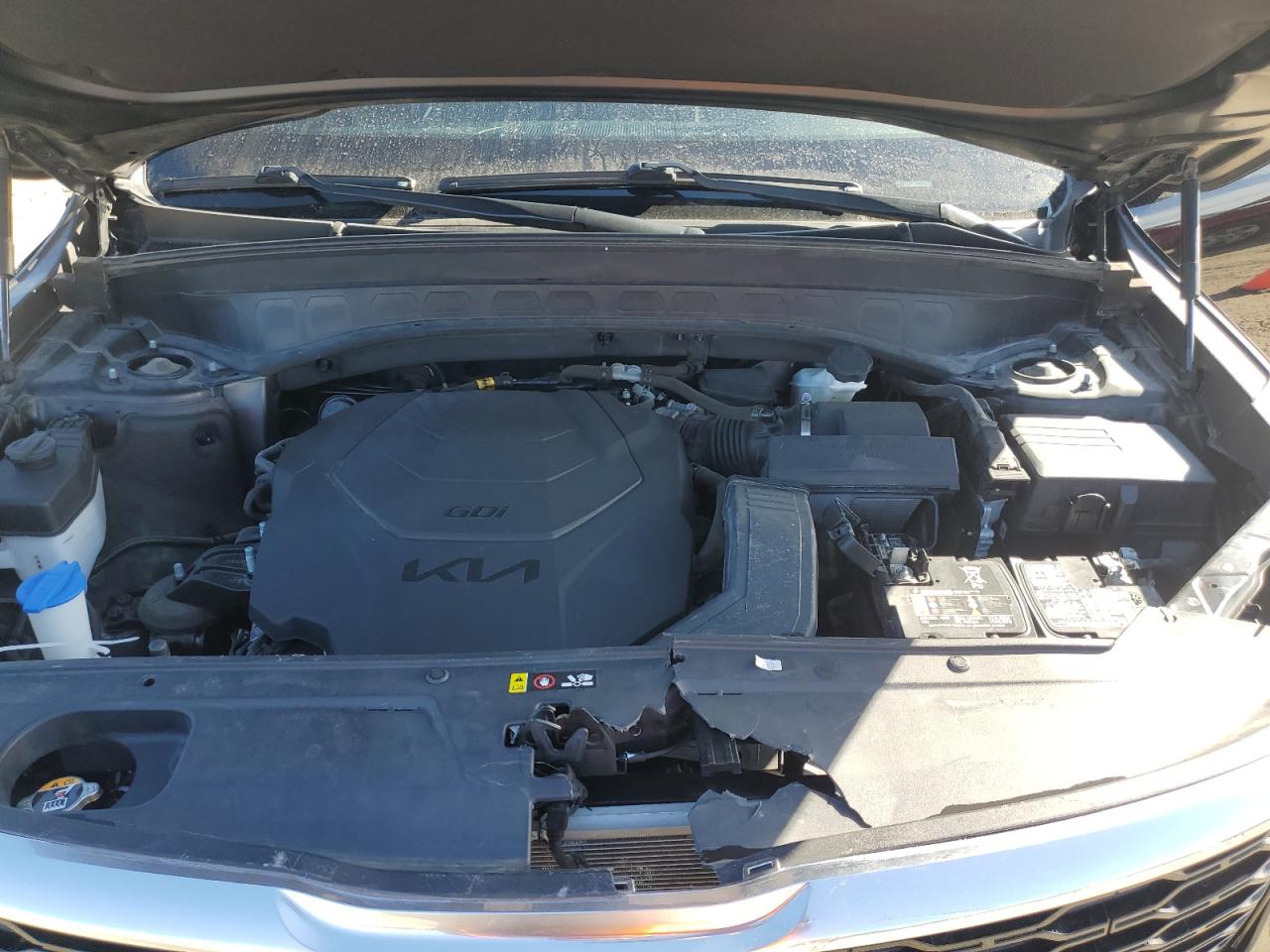 2022 KIA Telluride VIN 5XYP64HC3NG244052 Copart auction photo, front end damage thumbnail 12