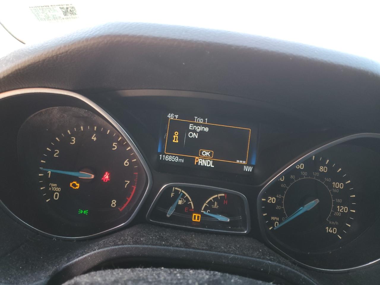 2015 Ford Focus VIN 1FADP3K27FL242276 Copart auction photo, front end damage thumbnail 9