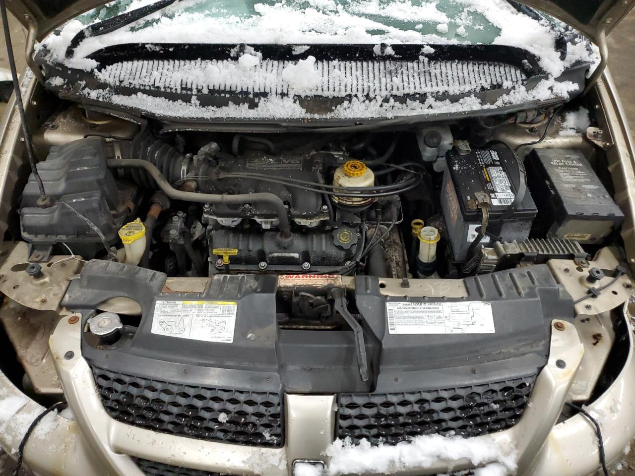 2003 Dodge Caravan VIN 2D4GP34353R232476 Copart auction photo, all over damage thumbnail 14