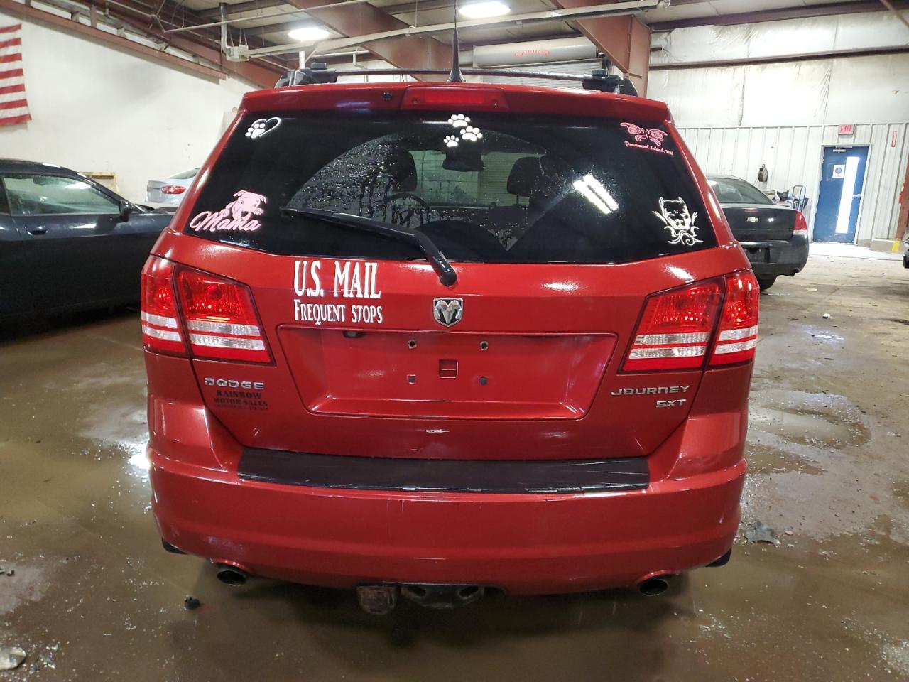 2010 Dodge Journey VIN 3D4PG5FV6AT253454 Copart auction photo, side damage thumbnail 6