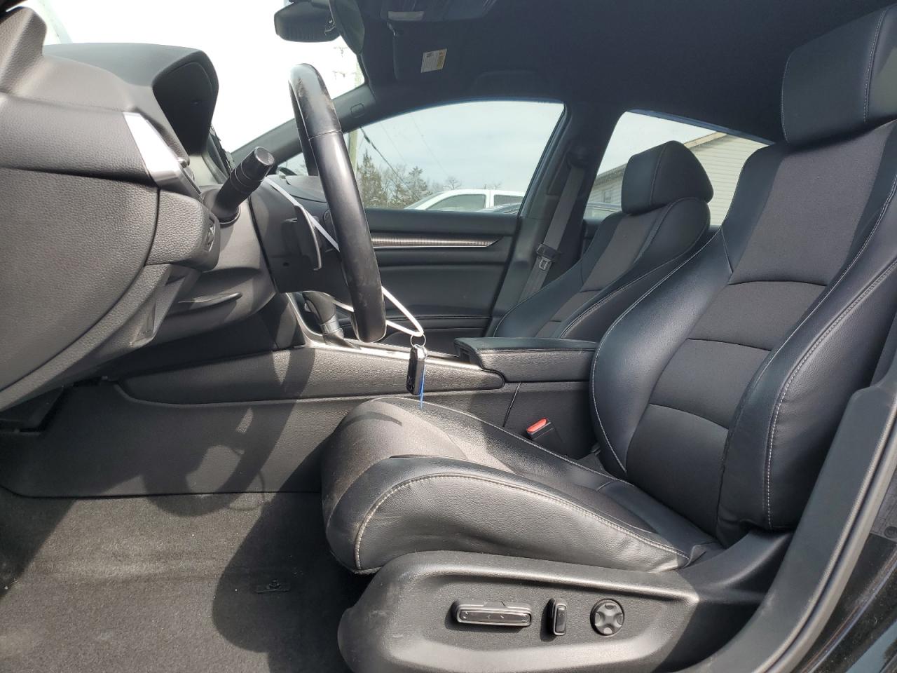 2018 Honda Accord VIN 1HGCV1F37JA217418 Copart auction photo, front end / side damage thumbnail 7
