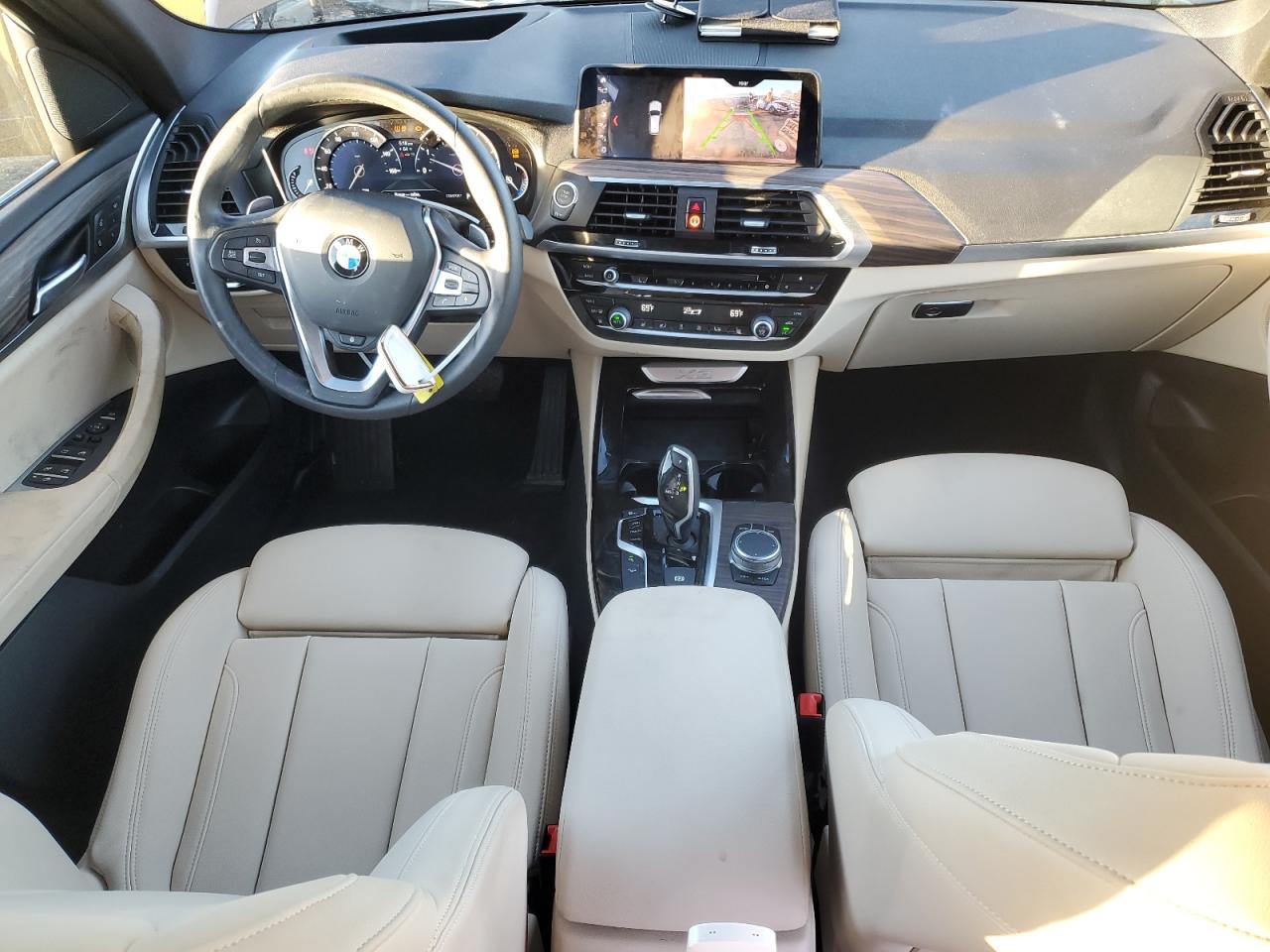 2019 BMW X3 VIN 5UXTR9C54KLR06408 Copart auction photo, rear end / side damage thumbnail 8