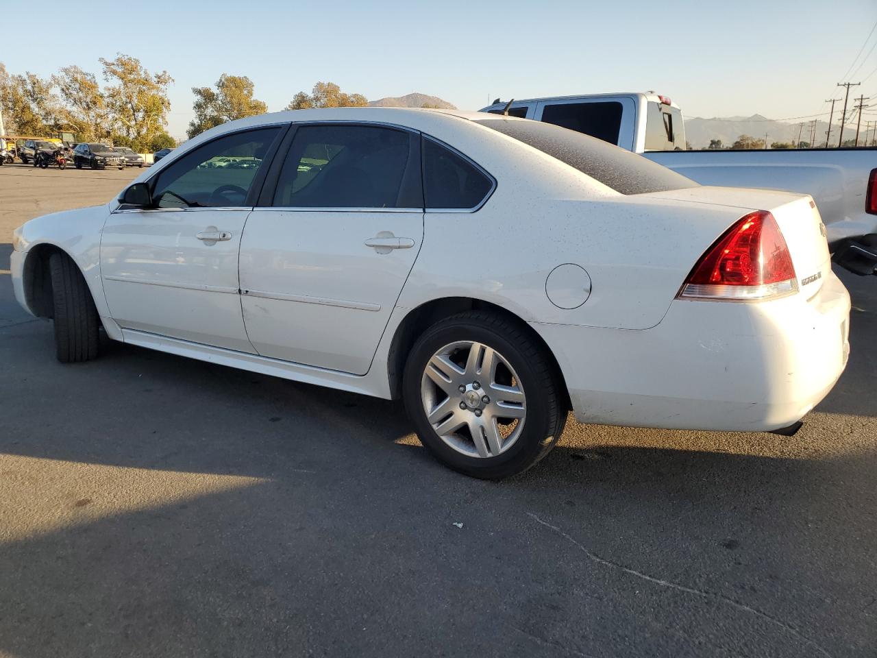 2014 Chevrolet Impala VIN 2G1WB5E31E1107437 Copart auction photo, top/roof / side damage thumbnail 2