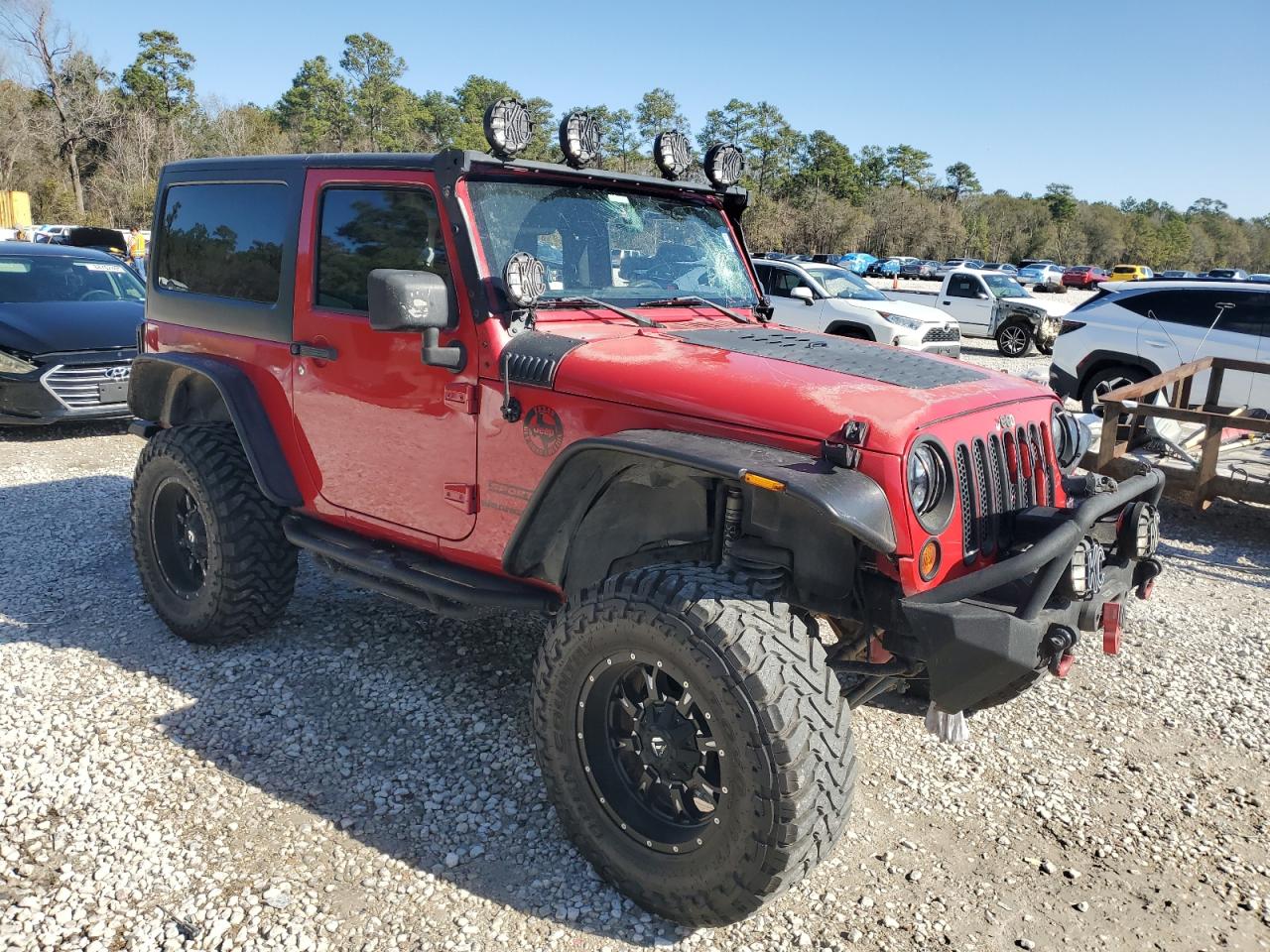 2011 Jeep Wrangler VIN 1J4AA2D10BL514202 Copart auction photo, side / minor dent/scratches damage thumbnail 4