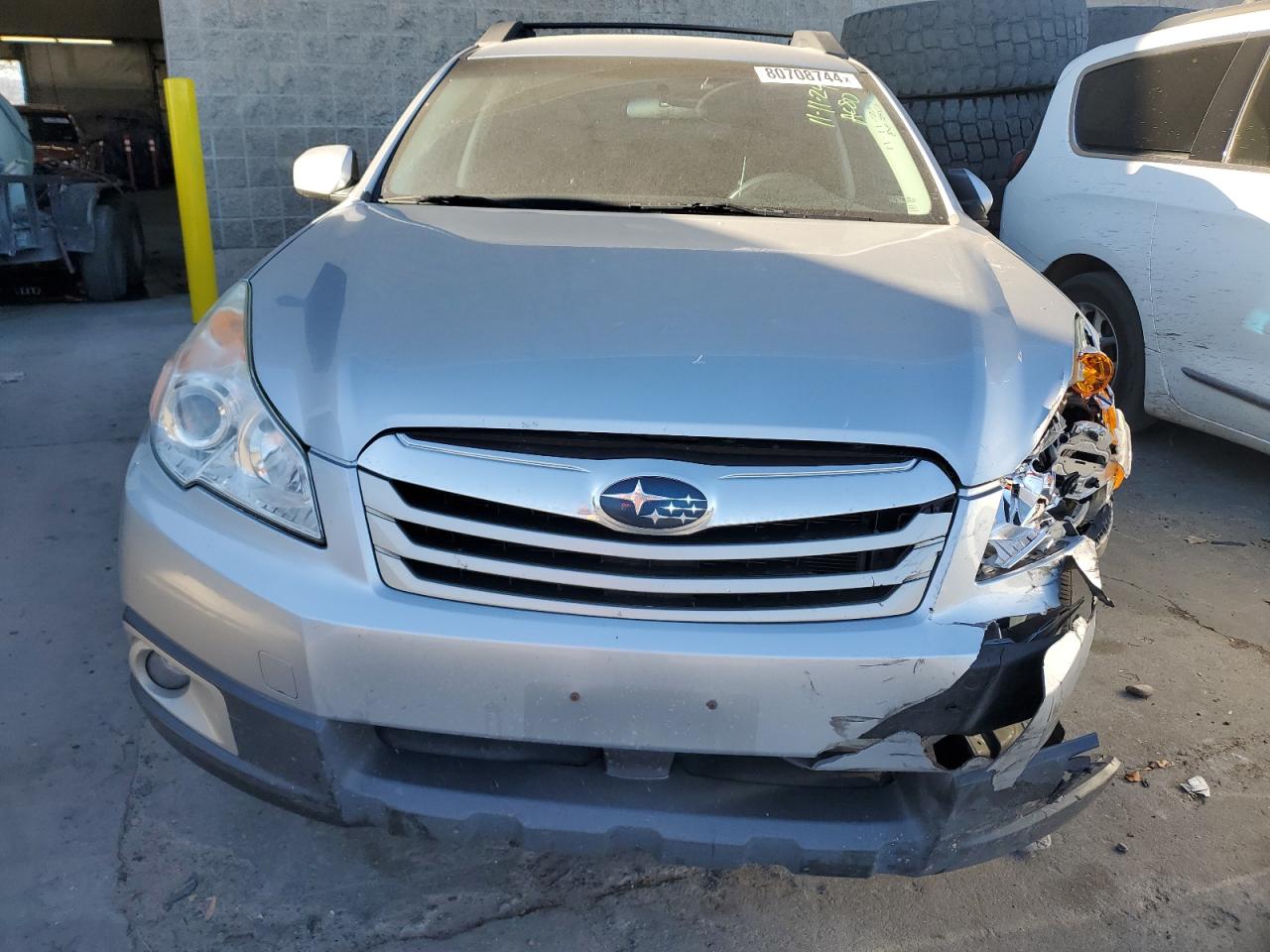 2012 Subaru Outback VIN 4S4BRCCC8C3276303 Copart auction photo, front end / side damage thumbnail 5