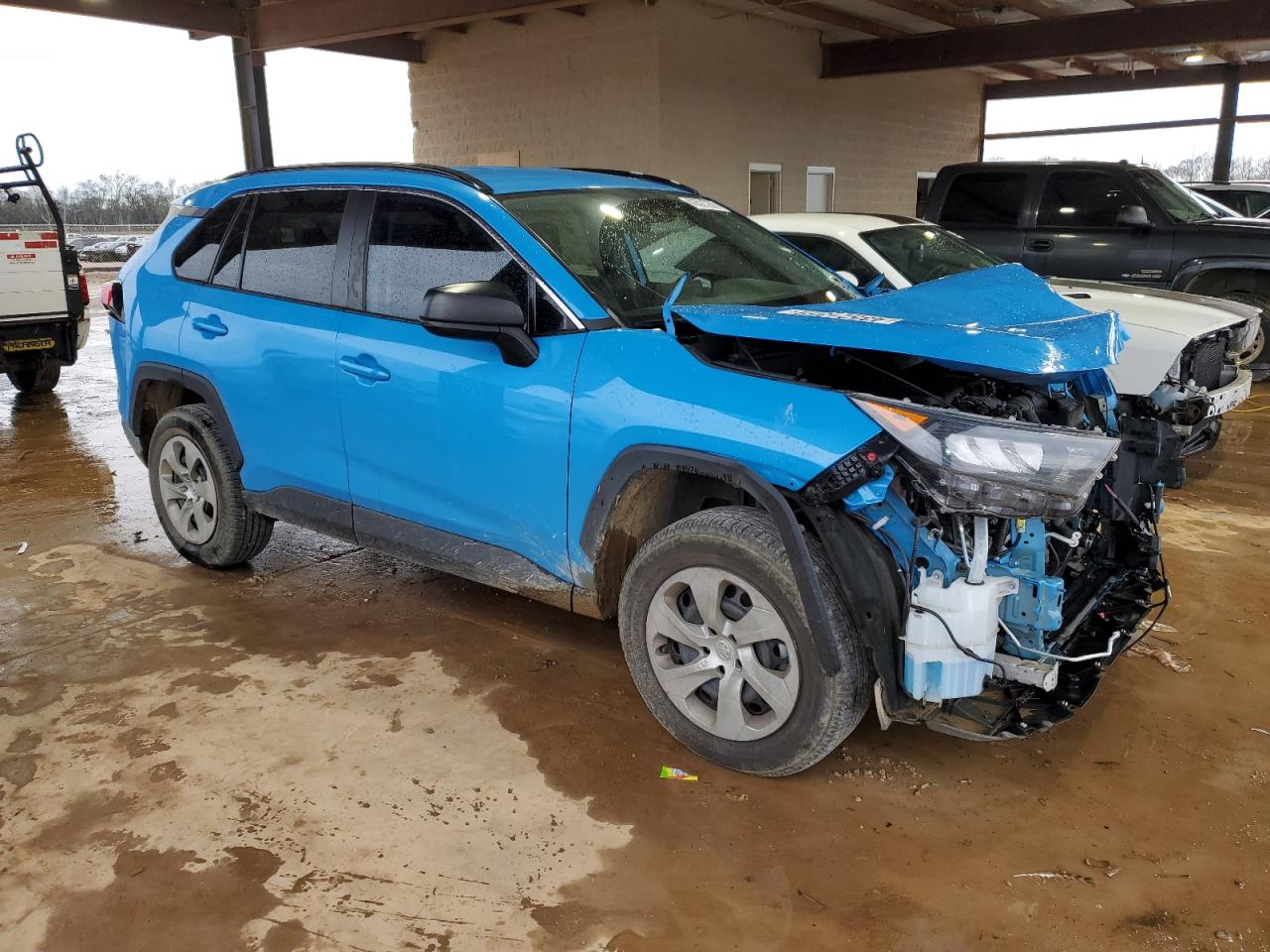2019 Toyota RAV 4 VIN 2T3H1RFVXKW039281 Copart auction photo, front end damage thumbnail 4