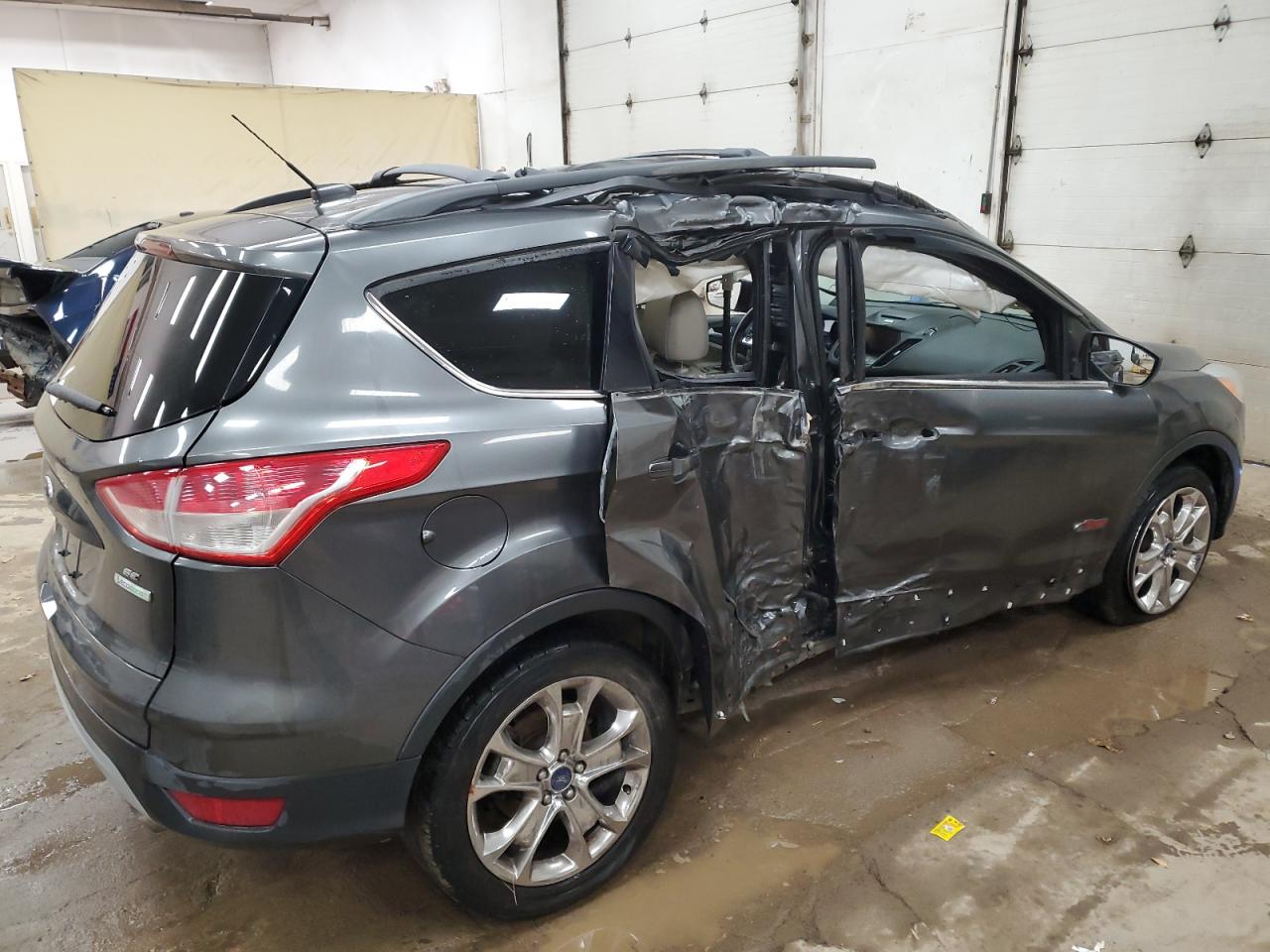 2015 Ford Escape VIN 1FMCU0GX9FUB55891 Copart auction photo, rollover / undercarriage damage thumbnail 3