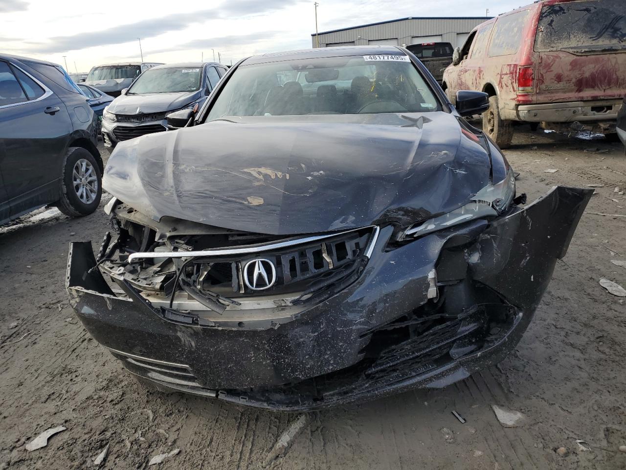 2016 Acura TLX VIN 19UUB1F58GA006915 Copart auction photo, front end / rear end damage thumbnail 5