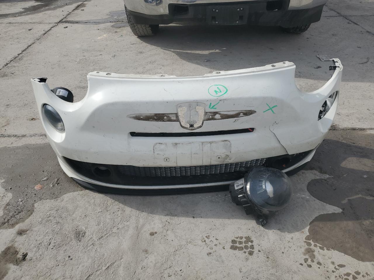 2014 Fiat 500 VIN 3C3CFFJH7ET188565 Copart auction photo, front end damage thumbnail 12