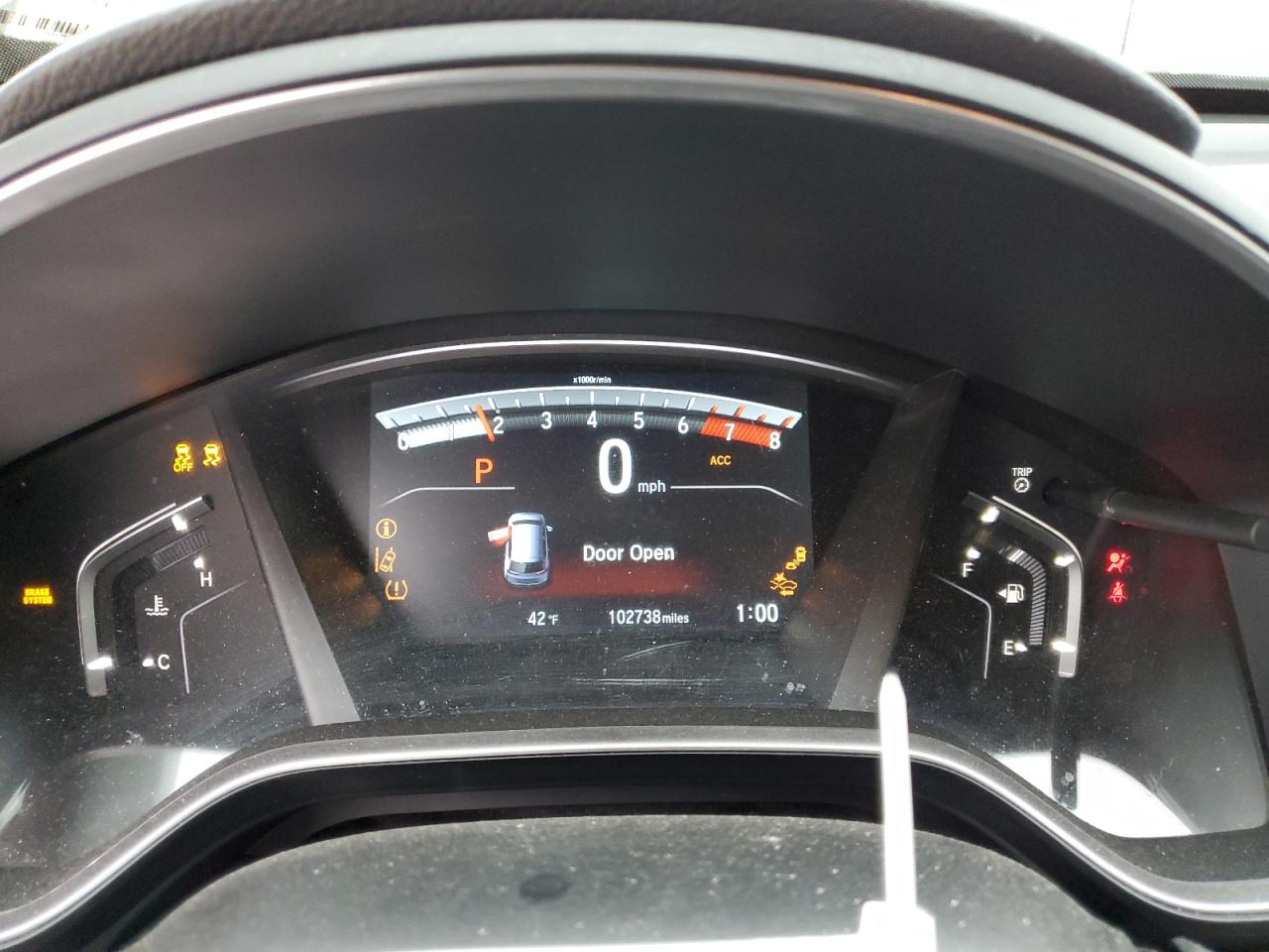 2017 Honda CR-V VIN 2HKRW2H99HH610272 Copart auction photo, rear end / side damage thumbnail 9