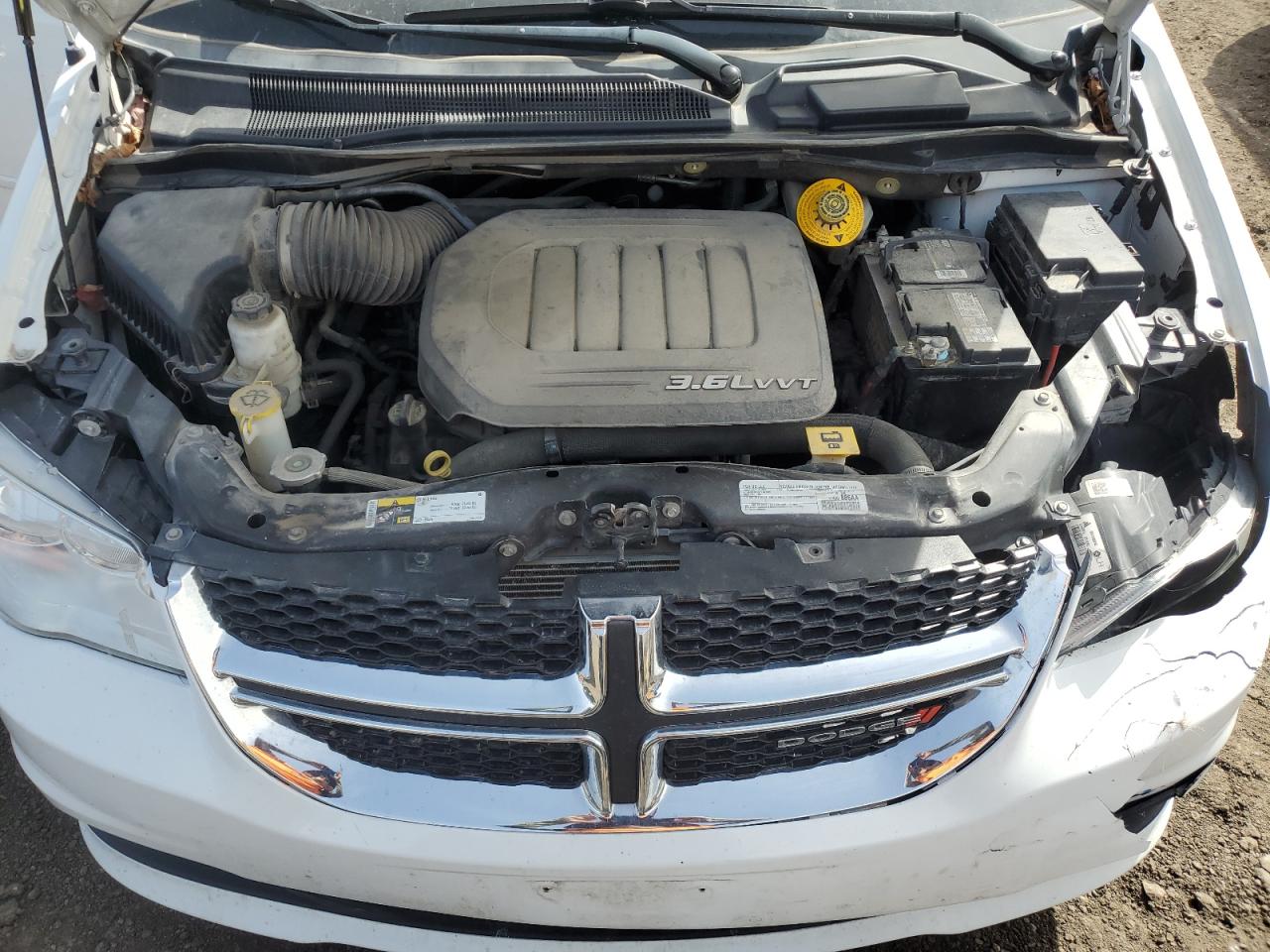 2017 Dodge Caravan VIN 2C4RDGCG8HR671673 Copart auction photo, front end damage thumbnail 12