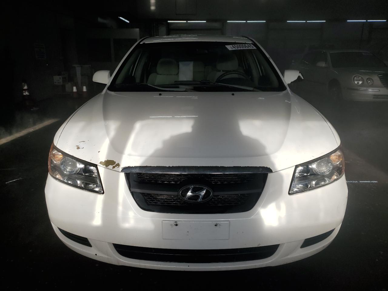 2008 Hyundai Sonata VIN 5NPET46C48H357637 Copart auction photo, front end / side damage thumbnail 5
