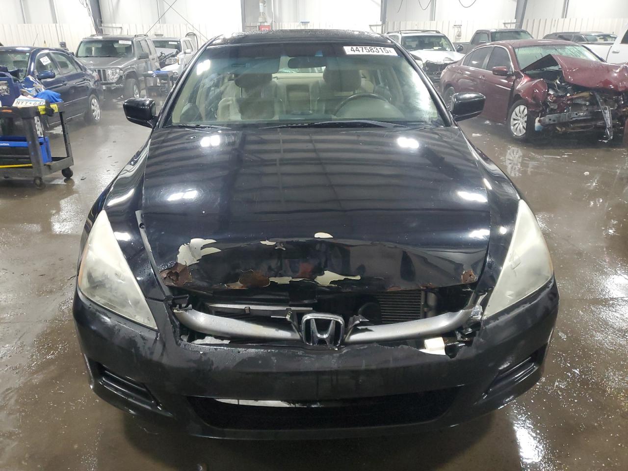 2007 Honda Accord VIN 1HGCM66897A062004 Copart auction photo, front end damage thumbnail 5