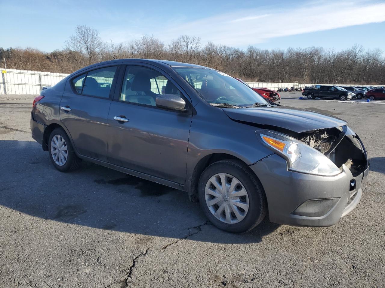 2017 Nissan Versa VIN 3N1CN7AP1HL891923 Copart auction photo, front end / rear end damage thumbnail 4