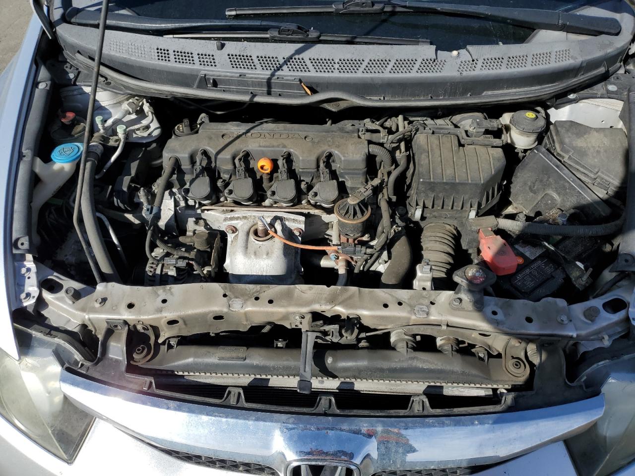 2009 Honda Civic VIN 19XFA16599E039805 Copart auction photo, rear end damage thumbnail 11