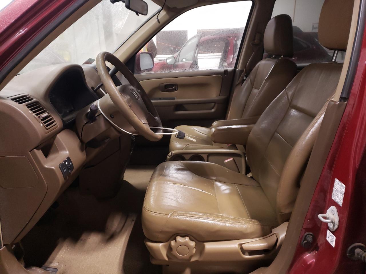 2002 Honda CR-V VIN JHLRD78802C062212 Copart auction photo, front end damage thumbnail 7