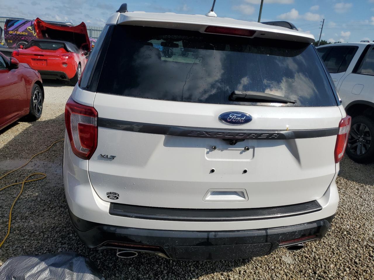 2018 Ford Explorer VIN 1FM5K7D89JGB04483 Copart auction photo, water/flood damage thumbnail 6