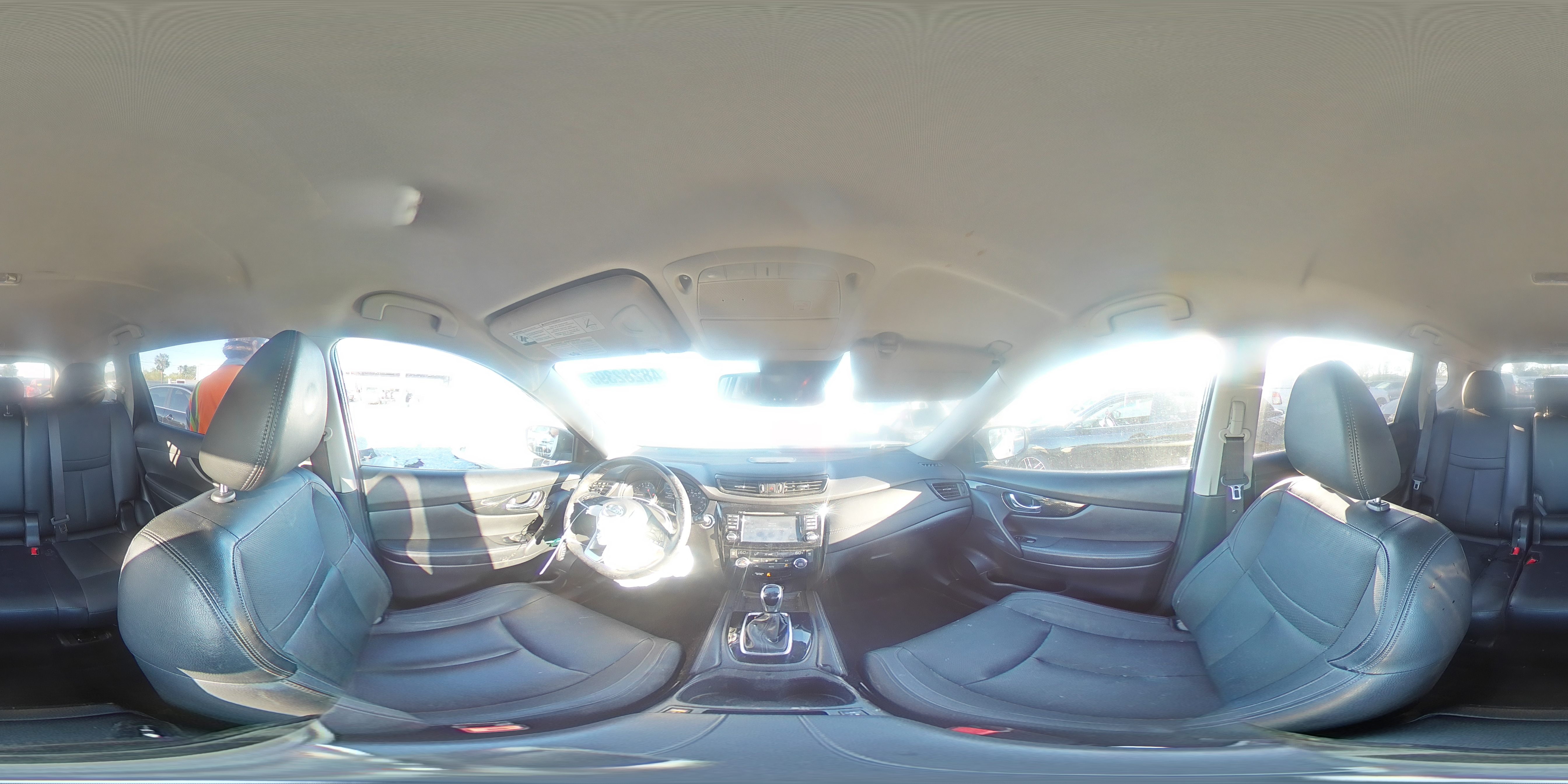 2017 Nissan Rogue VIN JN8AT2MT6HW405885 Copart auction photo, front end damage thumbnail 13