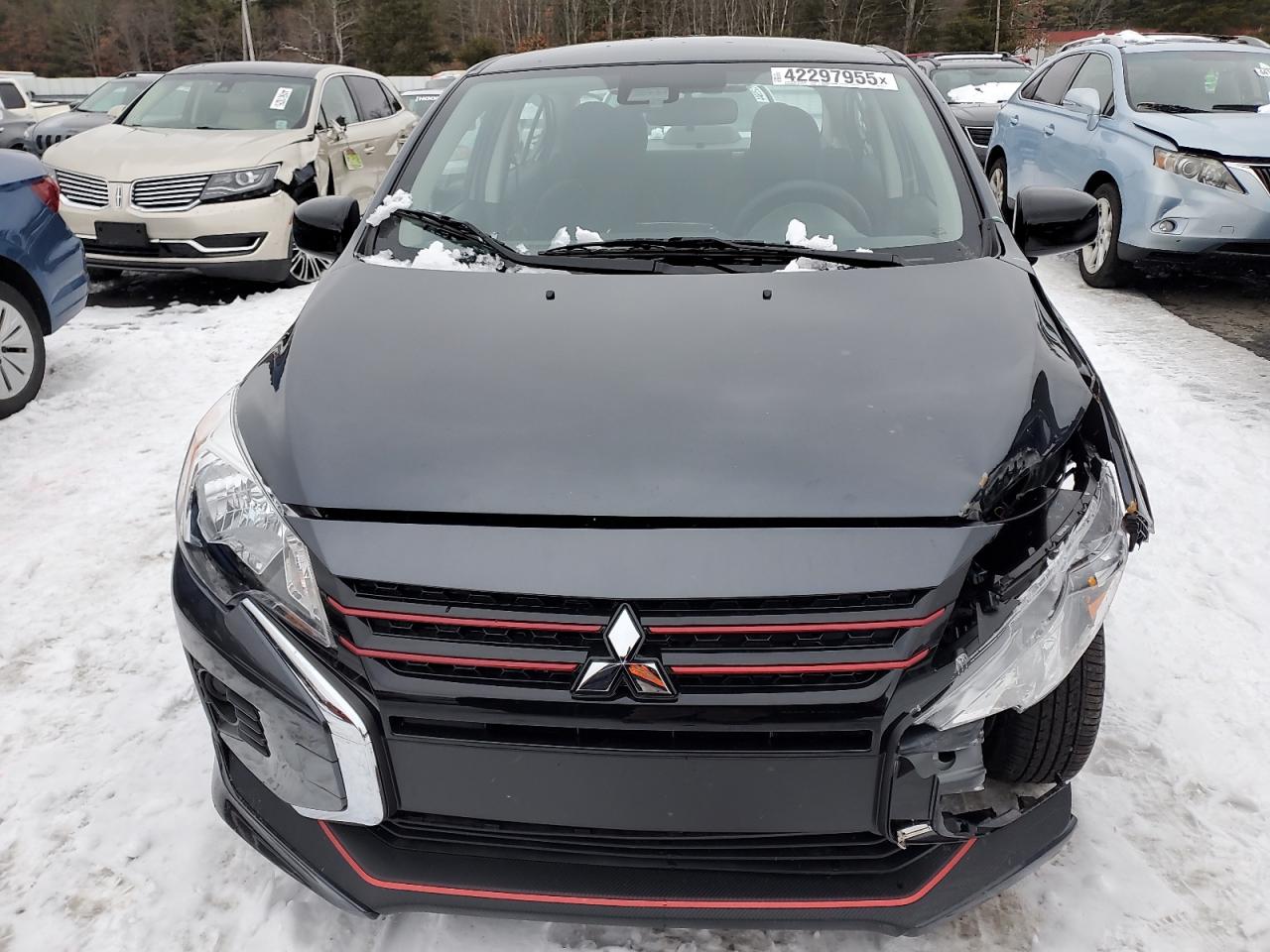 2024 Mitsubishi Mirage VIN ML32FUFJ8RHF11877 Copart auction photo, front end / minor dent/scratches damage thumbnail 5