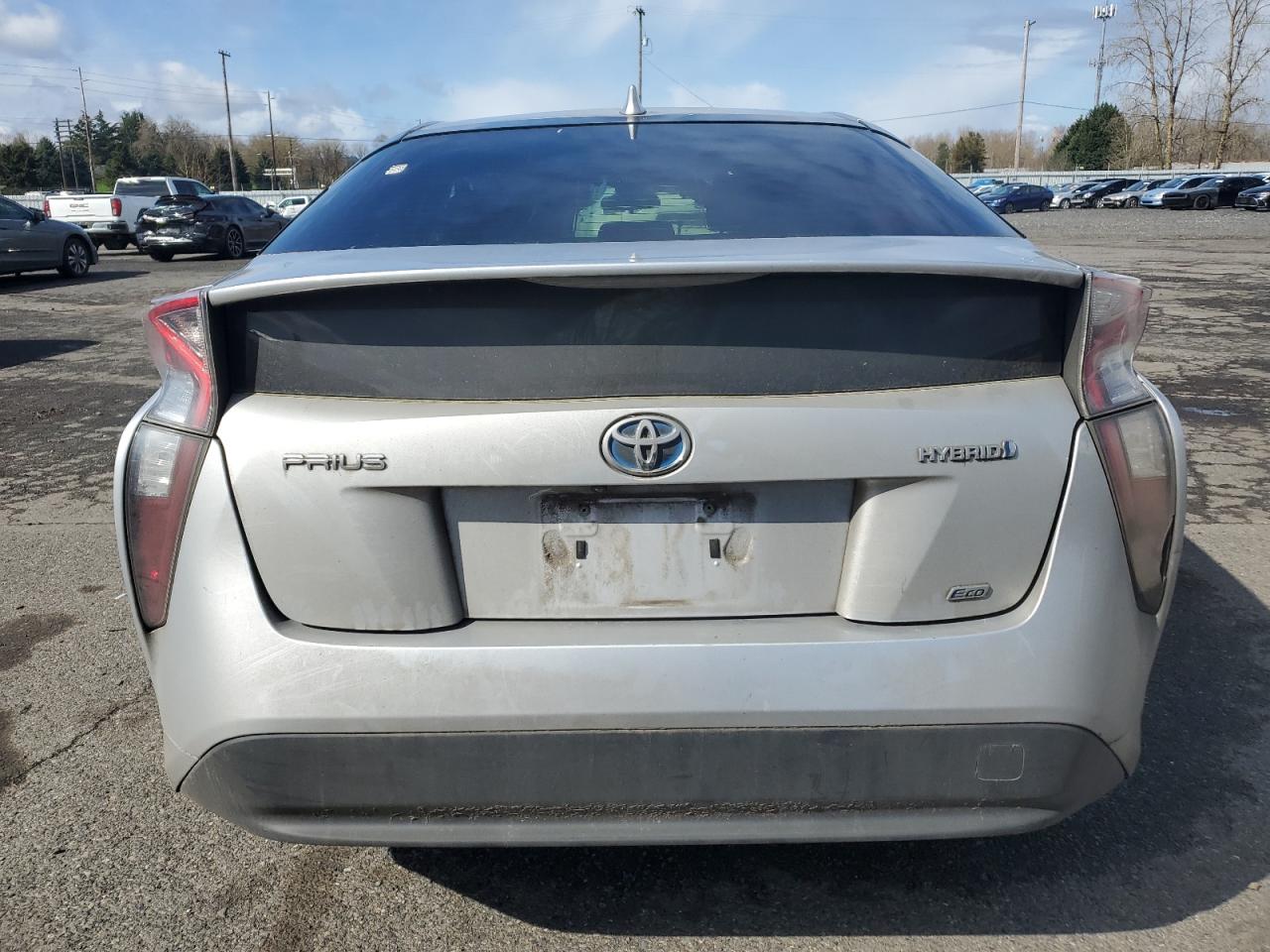 2018 Toyota Prius VIN JTDKARFU1J3548707 Copart auction photo, front end / mechanical damage thumbnail 6
