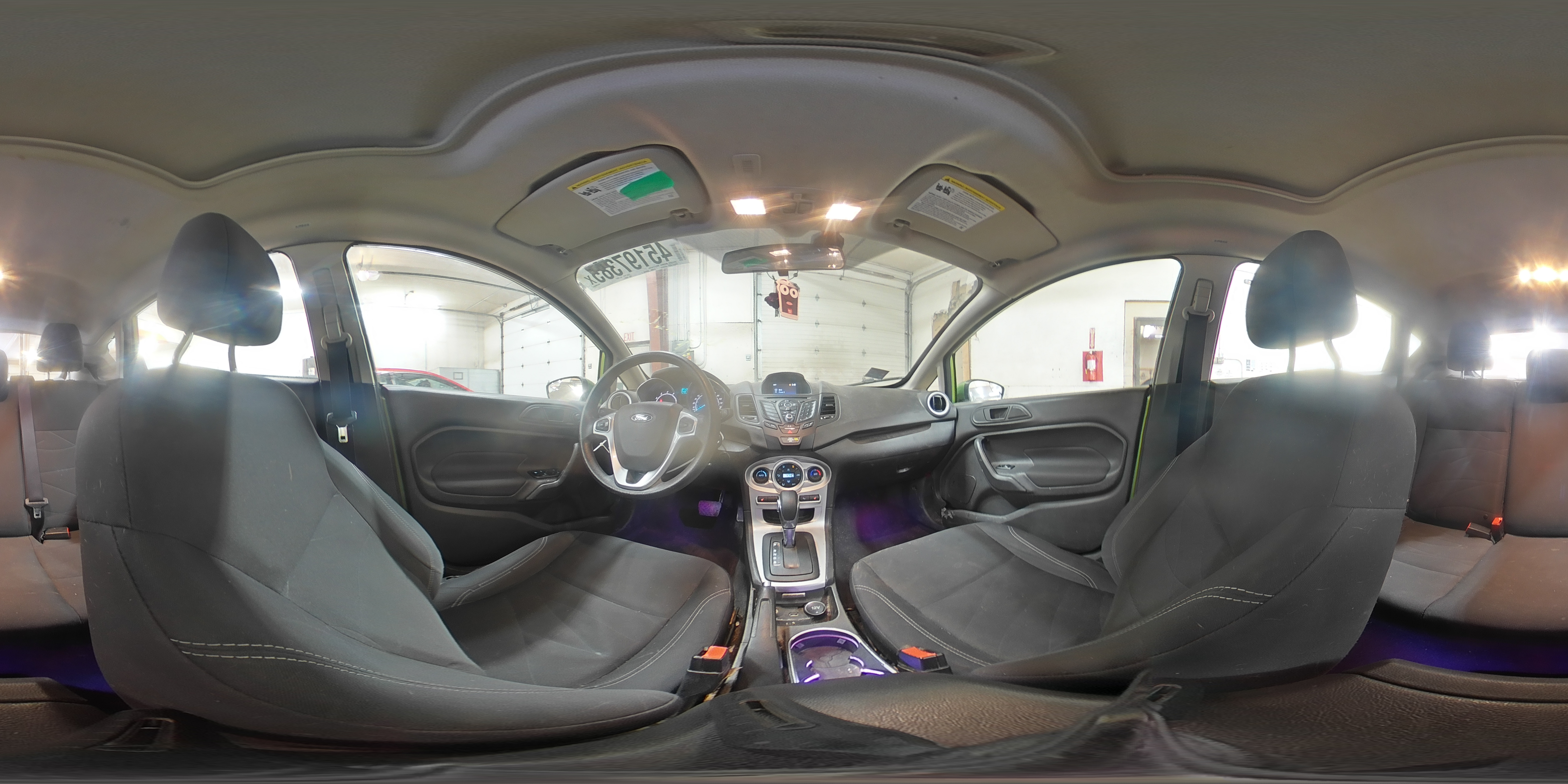 2018 Ford Fiesta VIN 3FADP4EJ8JM129341 Copart auction photo, all over damage thumbnail 12