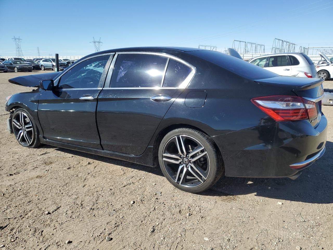 2016 Honda Accord VIN 1HGCR2F50GA175792 Copart auction photo, front end / side damage thumbnail 2