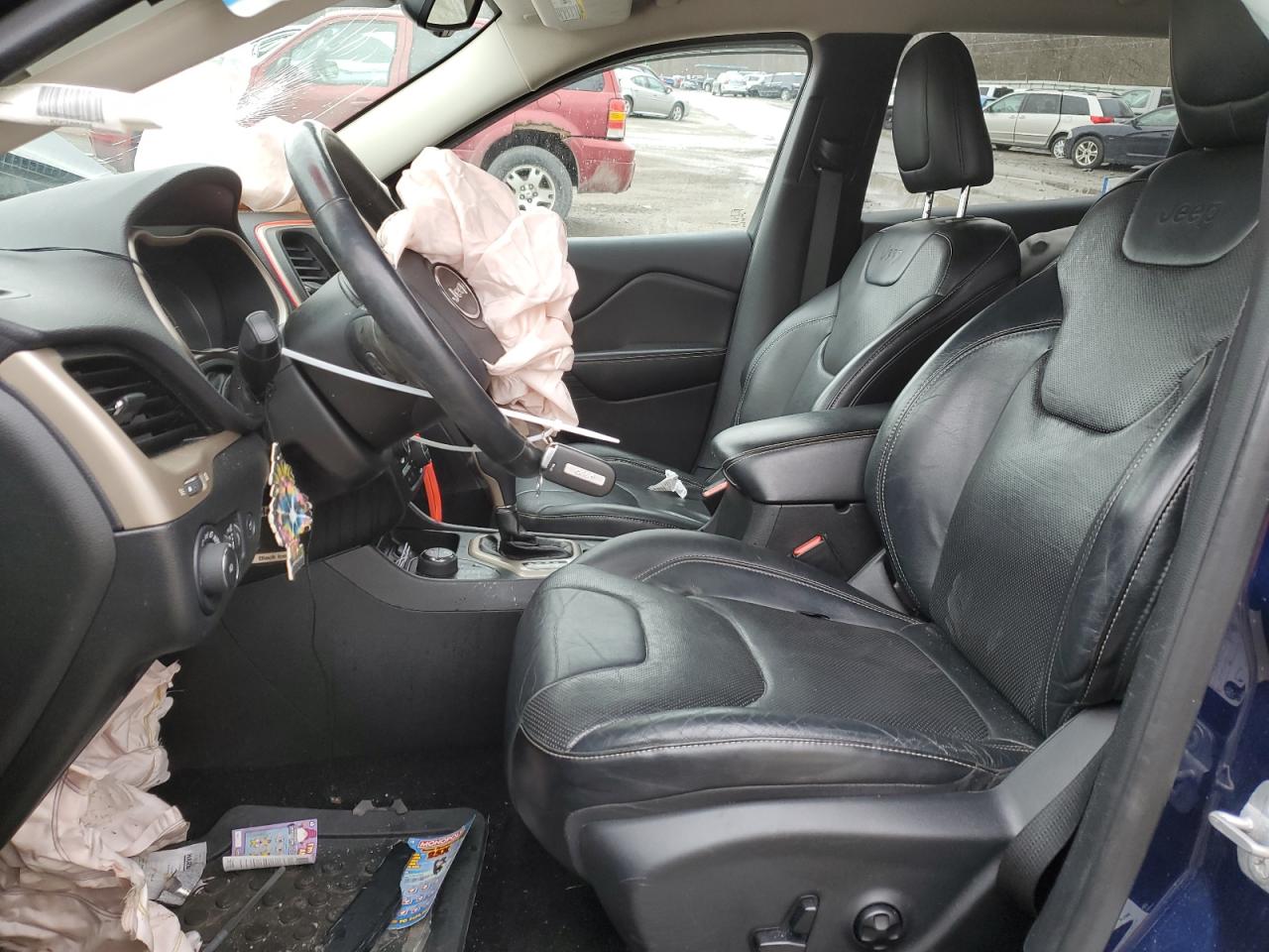 2014 Jeep Grand Cherokee VIN 1C4PJMDS0EW169258 Copart auction photo, front end / side damage thumbnail 7