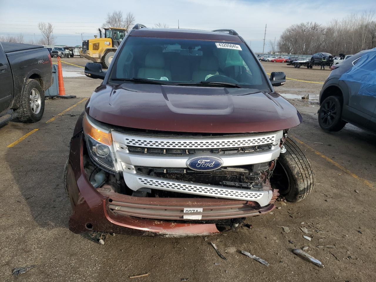 2015 Ford Explorer VIN 1FM5K8D89FGA32231 Copart auction photo, front end damage thumbnail 5