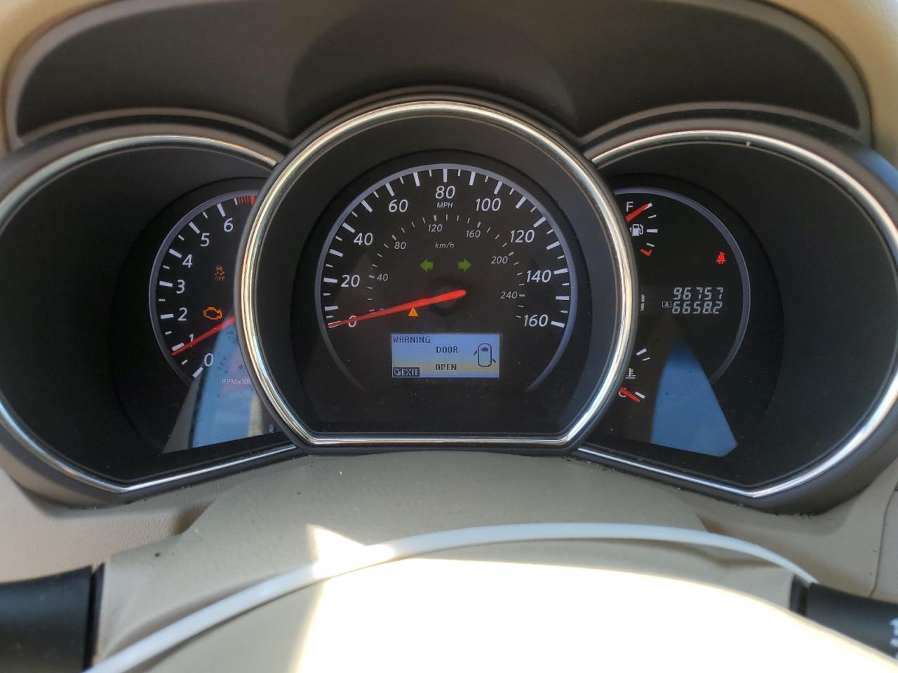 2011 Nissan Murano VIN JN8AZ1MW5BW182166 Copart auction photo, front end damage thumbnail 9