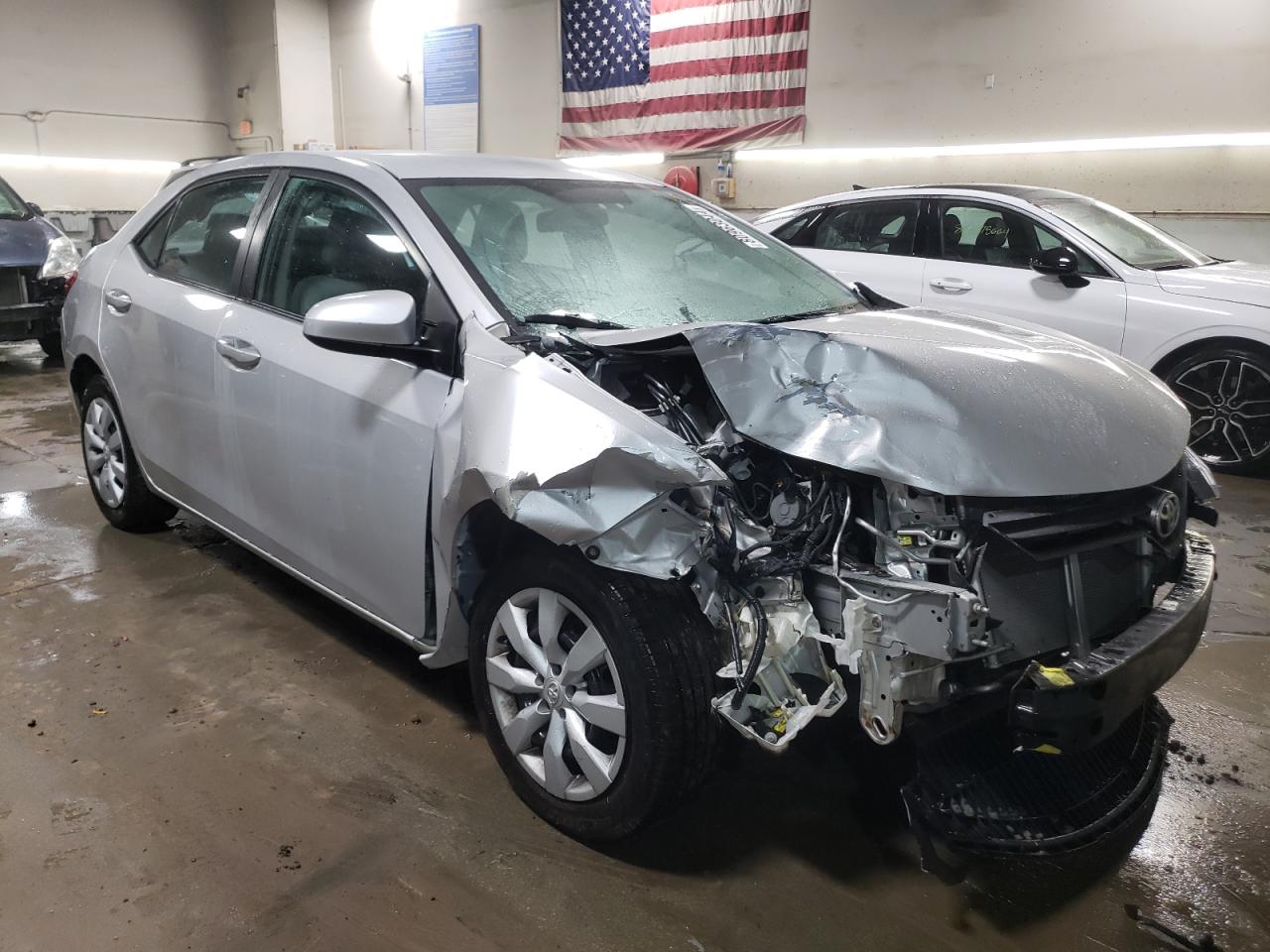 2015 Toyota Corolla VIN 2T1BURHE9FC360951 Copart auction photo, front end damage thumbnail 4