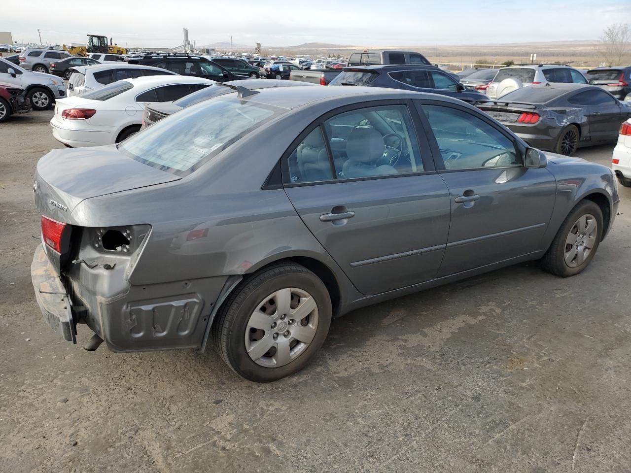 2010 Hyundai Sonata VIN 5NPET4AC7AH600693 Copart auction photo, rear end damage thumbnail 3