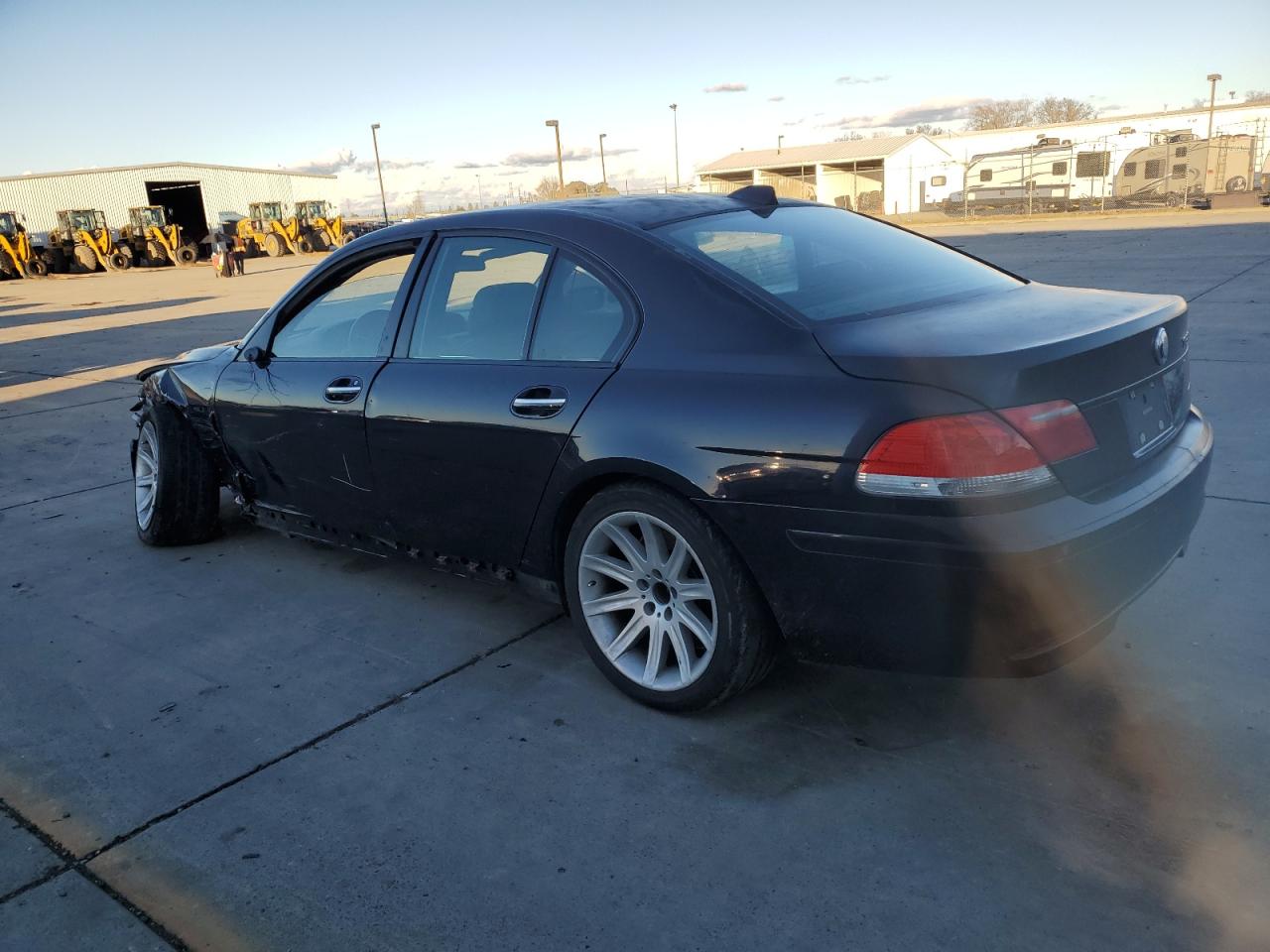 2006 BMW 7er VIN WBAHL83516DT05036 Copart auction photo, rear end / side damage thumbnail 2