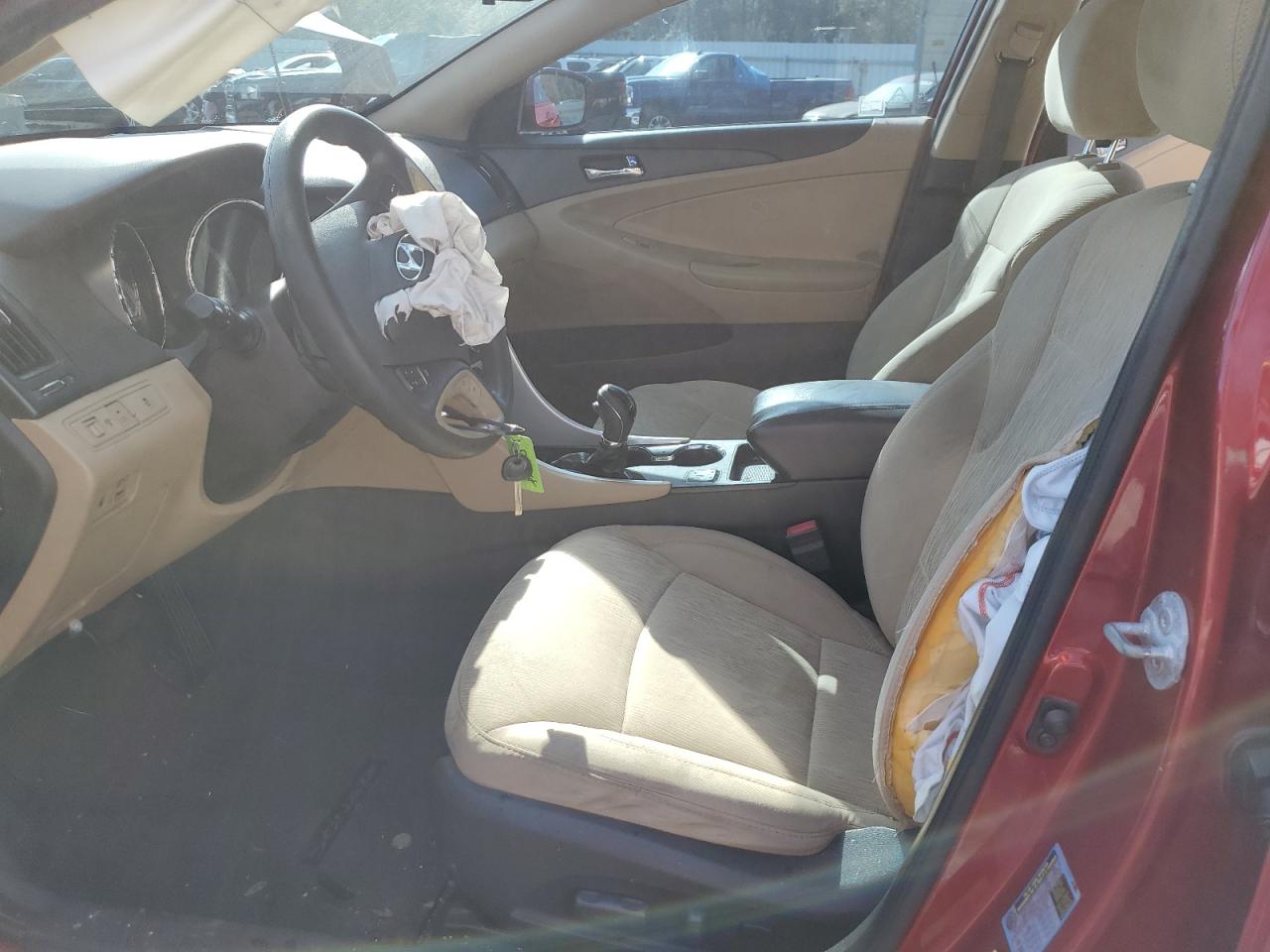 2014 Hyundai Sonata VIN 5NPEB4AC8EH854177 Copart auction photo, front end / side damage thumbnail 7