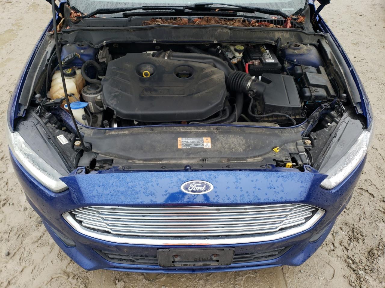 2015 Ford Fusion VIN 3FA6P0H9XFR130052 Copart auction photo, rear end / minor dent/scratches damage thumbnail 11