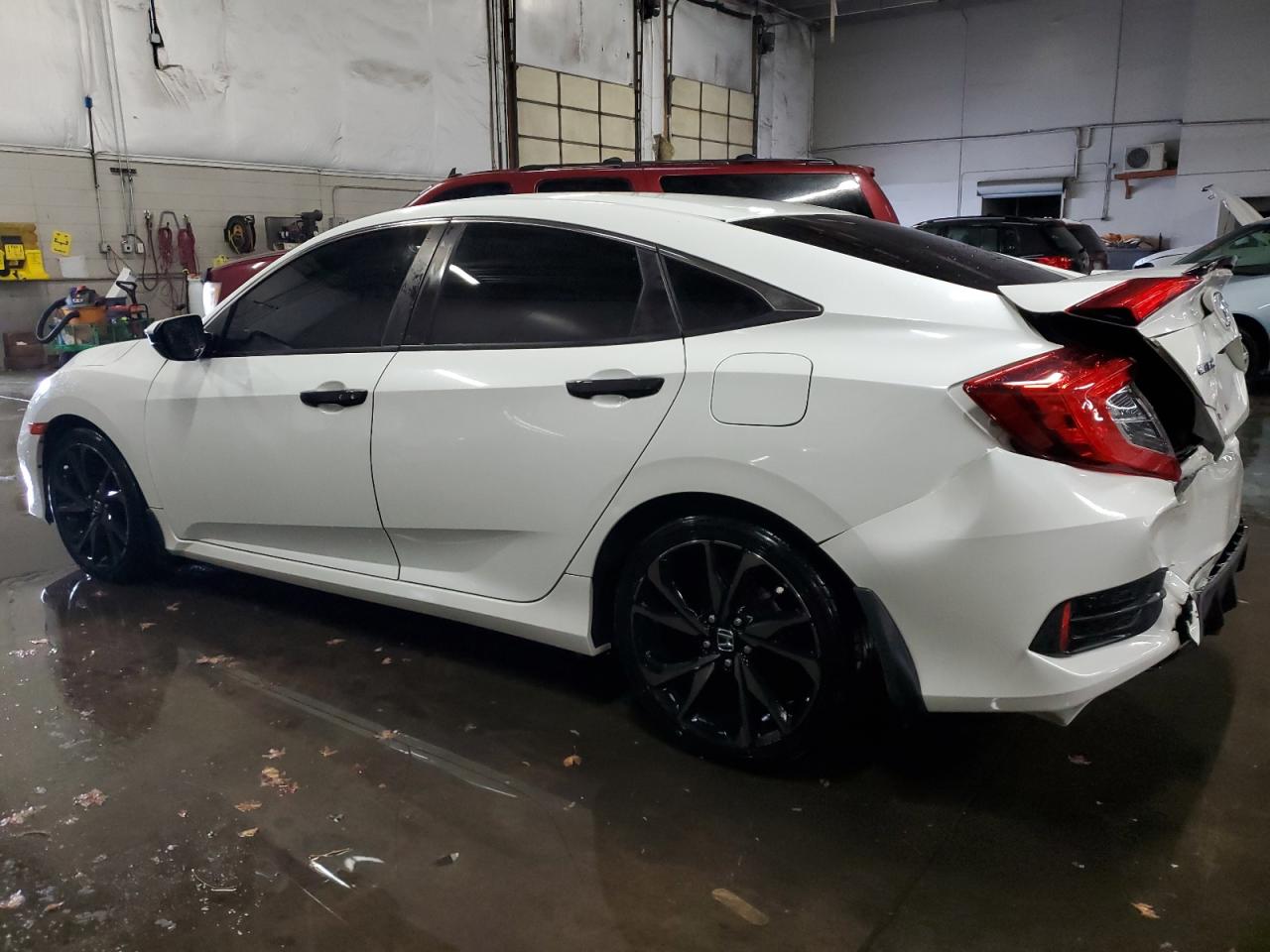 2019 Honda Civic VIN 19XFC2F83KE050850 Copart auction photo, rear end damage thumbnail 2
