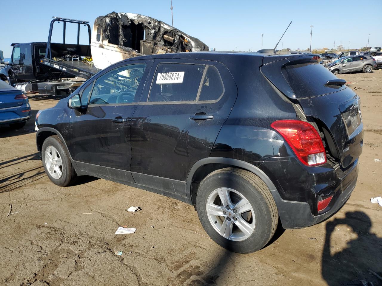 2020 Chevrolet Trax VIN KL7CJKSB8LB084594 Copart auction photo, front end / rear end damage thumbnail 2
